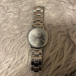 New George men silver watch
